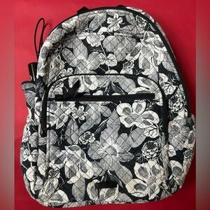 VERA BRADLEY CAMPUS BACKPACK WITH UMBRELLA🤍🖤